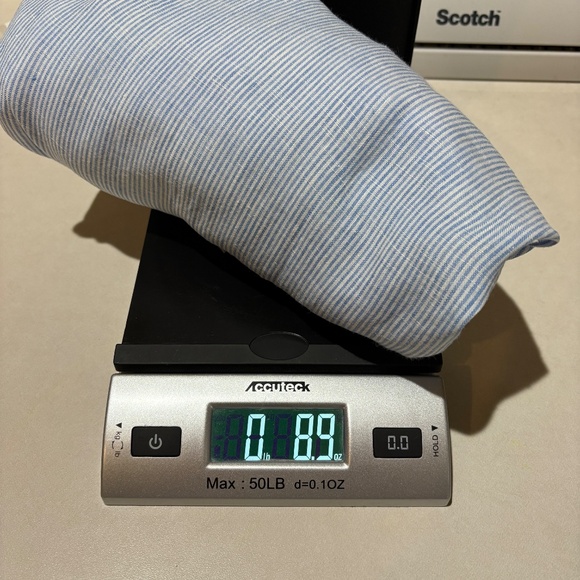 J Jill Love Linen Womens 3/4 Sleeve Tunic Button Shirt Breathable Coastal Beach - Picture 9 of 9